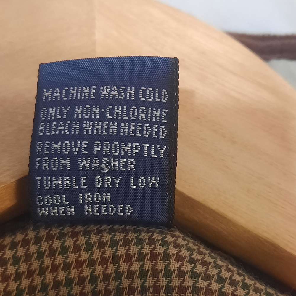 POLO Ralph Lauren Quilted Jacket Corduroy Collar Car Chore Barn Coat Tan Large - Picture 8 of 9